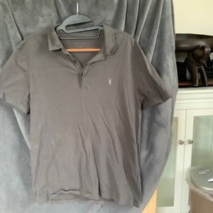 Grey allsaints polo